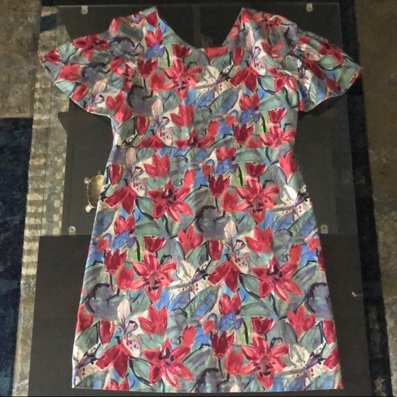 RARE! Floral Zara Spring Dress - Picture 2 of 6